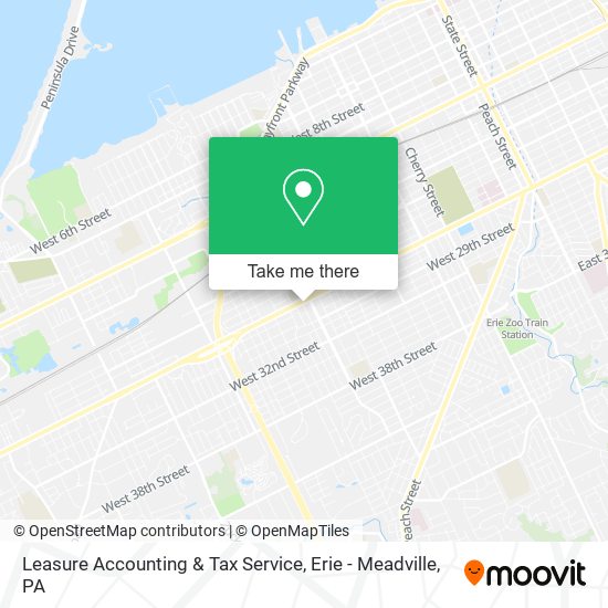Leasure Accounting & Tax Service map