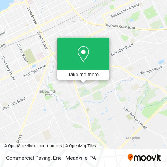 Commercial Paving map