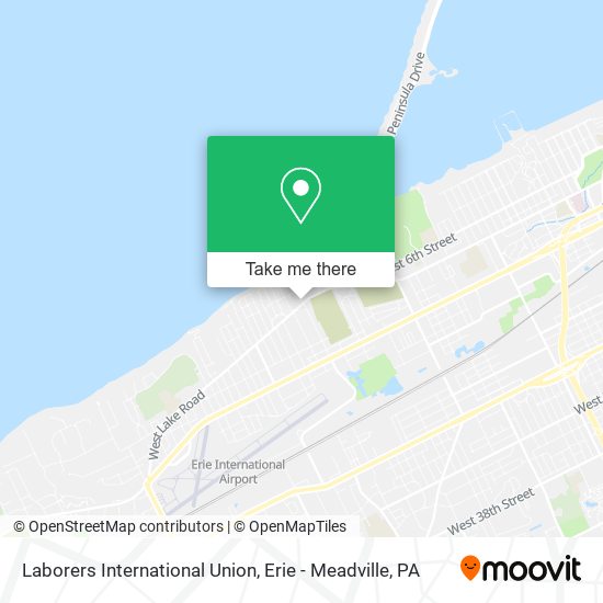 Mapa de Laborers International Union