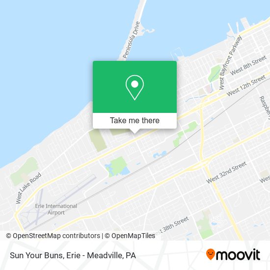 Sun Your Buns map
