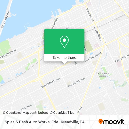 Splas & Dash Auto Works map