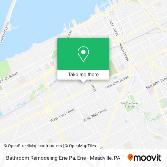 Mapa de Bathroom Remodeling Erie Pa