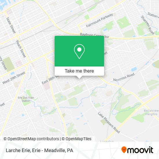 Mapa de Larche Erie