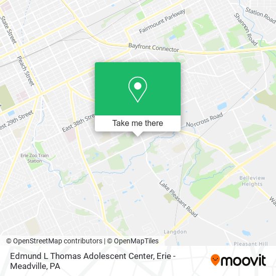 Edmund L Thomas Adolescent Center map