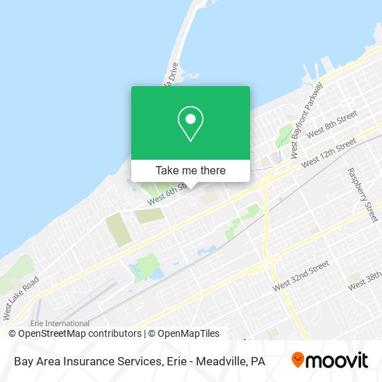 Bay Area Insurance Services map