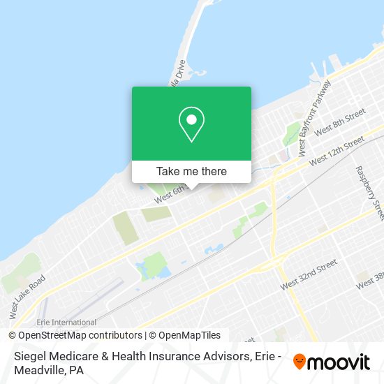 Mapa de Siegel Medicare & Health Insurance Advisors