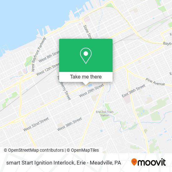 Mapa de smart Start Ignition Interlock