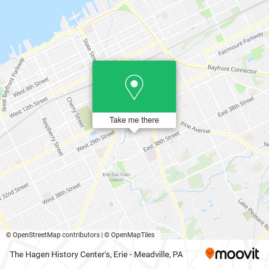 The Hagen History Center's map