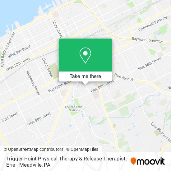 Trigger Point Physical Therapy & Release Therapist map