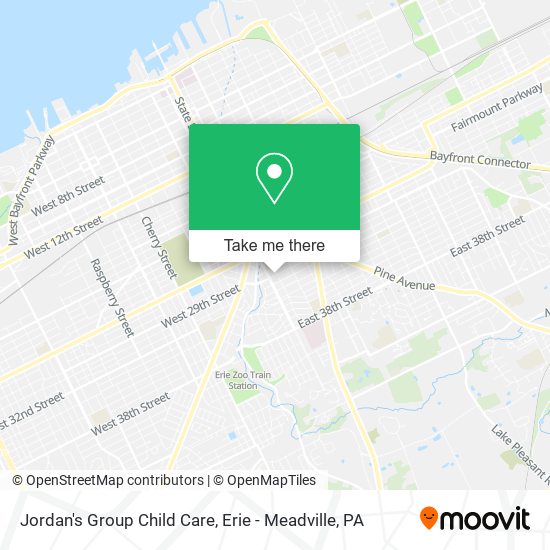 Jordan's Group Child Care map