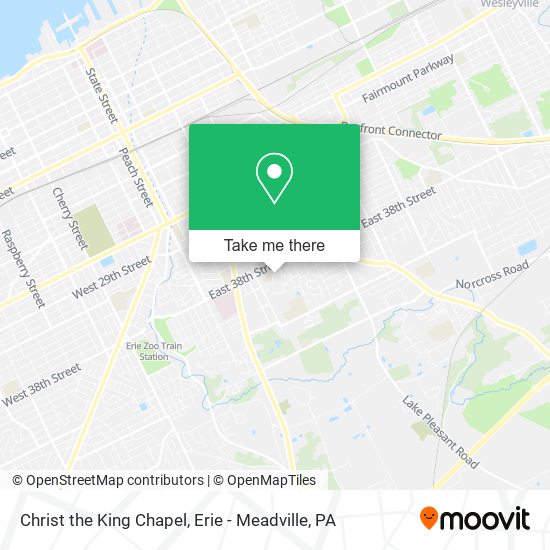Christ the King Chapel map