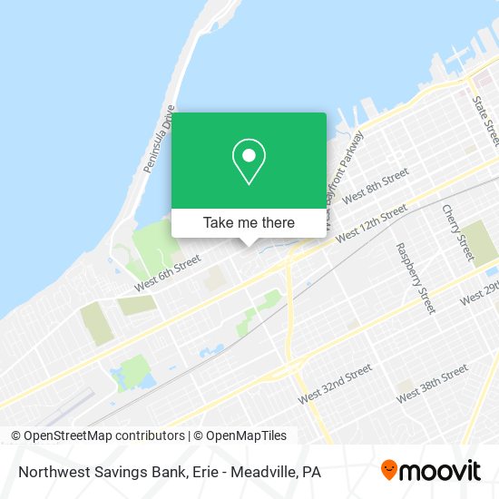 Northwest Savings Bank map