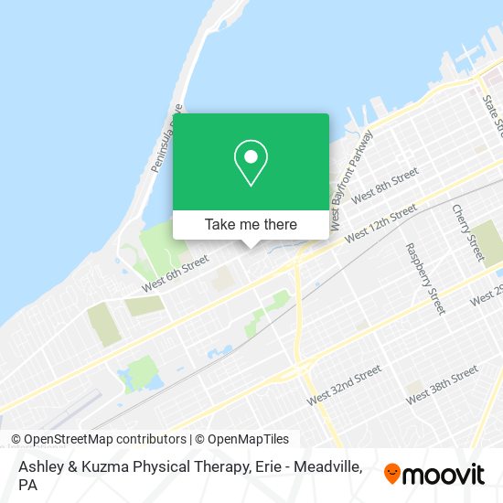 Mapa de Ashley & Kuzma Physical Therapy