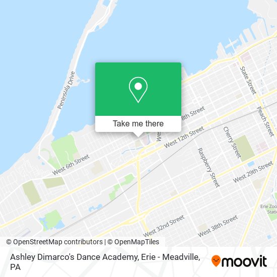 Mapa de Ashley Dimarco's Dance Academy