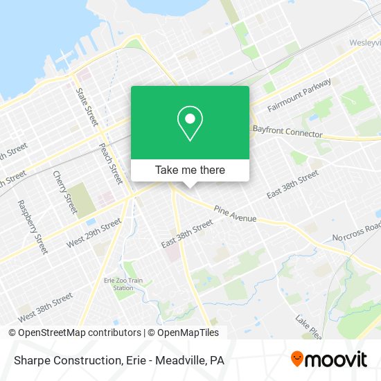Sharpe Construction map