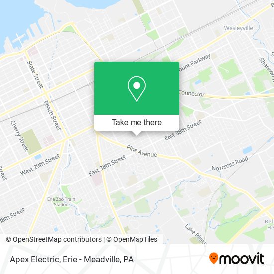 Apex Electric map