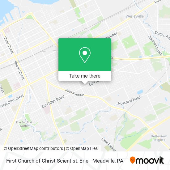 First Church of Christ Scientist map
