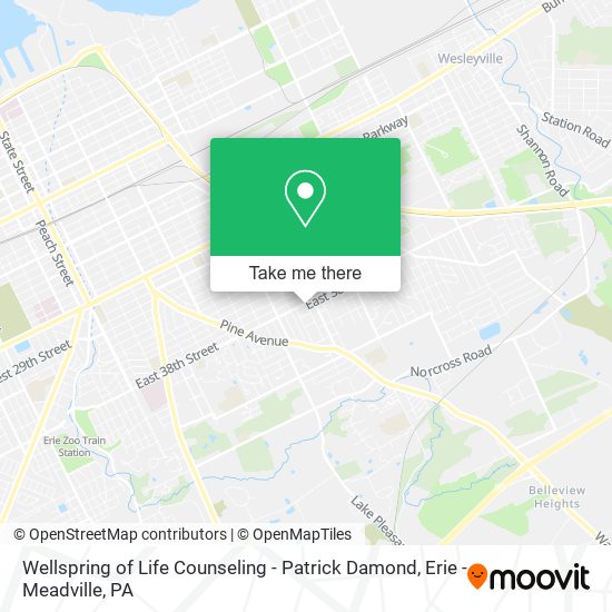 Wellspring of Life Counseling - Patrick Damond map