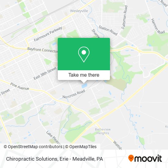 Chiropractic Solutions map