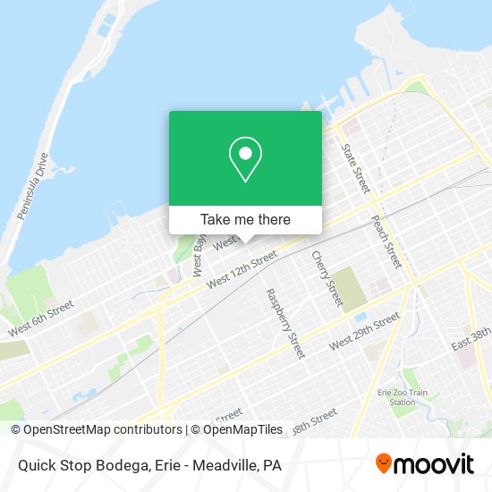 Mapa de Quick Stop Bodega