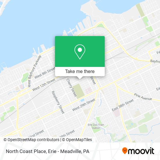 North Coast Place map