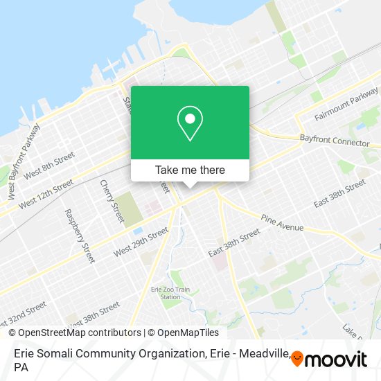 Mapa de Erie Somali Community Organization