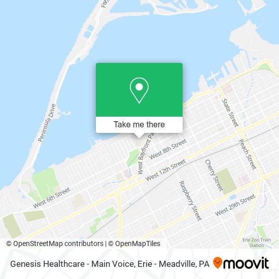 Mapa de Genesis Healthcare - Main Voice