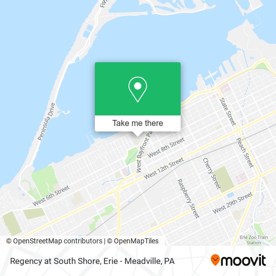 Regency at South Shore map