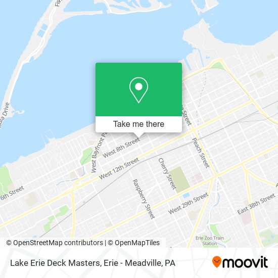 Lake Erie Deck Masters map