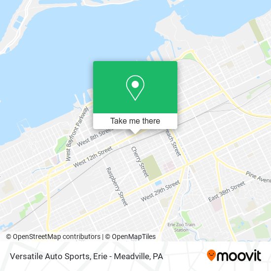 Versatile Auto Sports map
