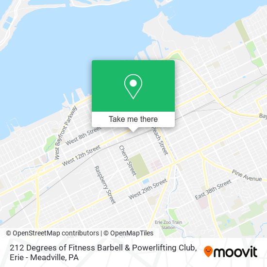 Mapa de 212 Degrees of Fitness Barbell & Powerlifting Club