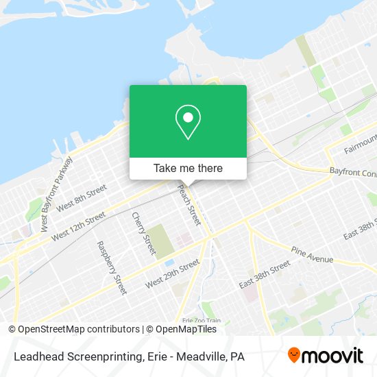 Mapa de Leadhead Screenprinting