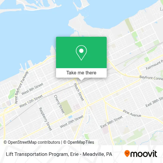Lift Transportation Program map