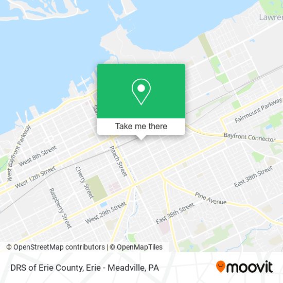 DRS of Erie County map
