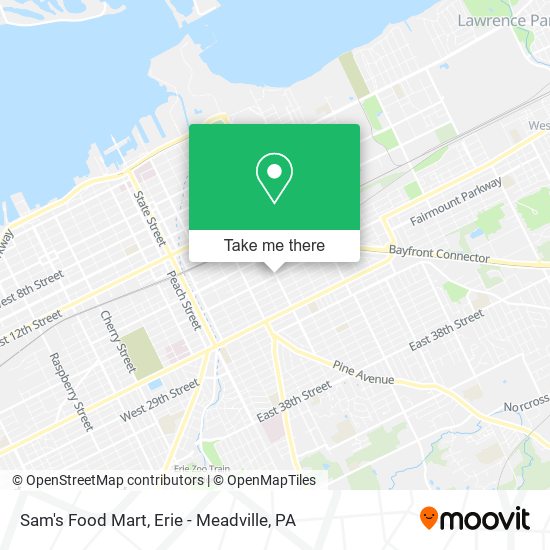 Sam's Food Mart map