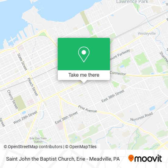 Saint John the Baptist Church map