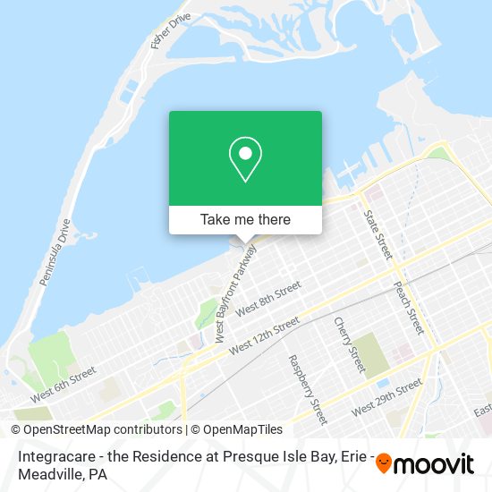 Integracare - the Residence at Presque Isle Bay map