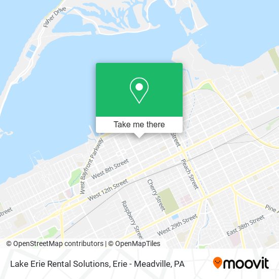 Lake Erie Rental Solutions map