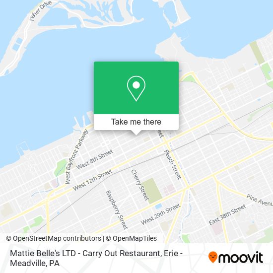 Mapa de Mattie Belle's LTD - Carry Out Restaurant