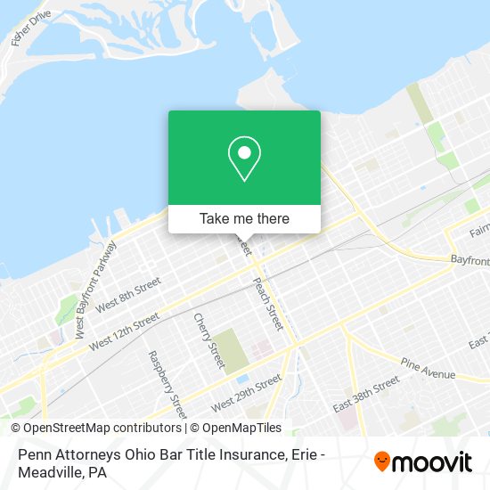 Penn Attorneys Ohio Bar Title Insurance map