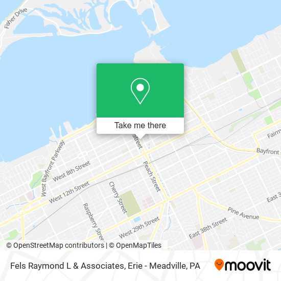 Fels Raymond L & Associates map