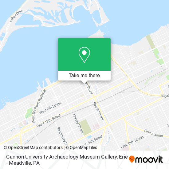 Gannon University Archaeology Museum Gallery map