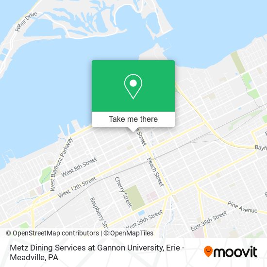 Metz Dining Services at Gannon University map