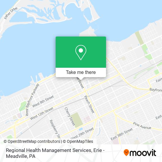 Regional Health Management Services map