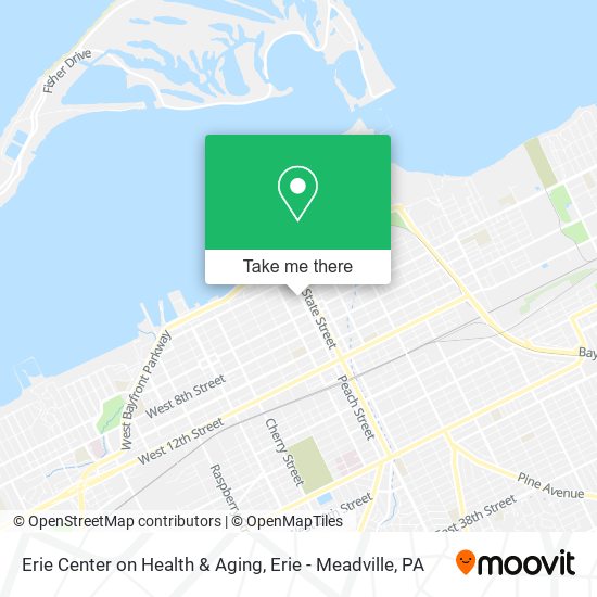 Mapa de Erie Center on Health & Aging