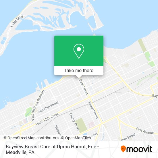 Bayview Breast Care at Upmc Hamot map