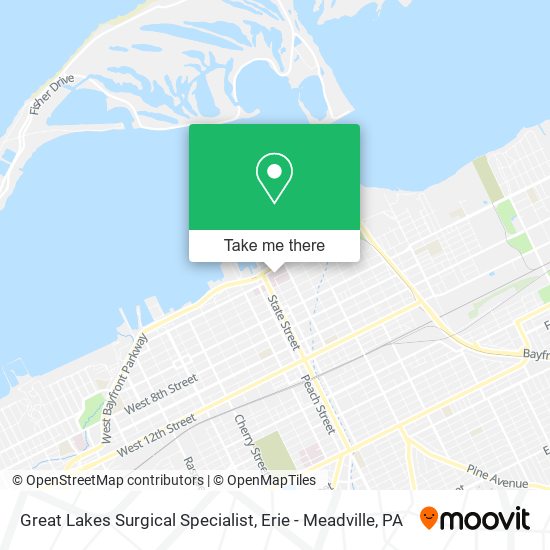 Great Lakes Surgical Specialist map