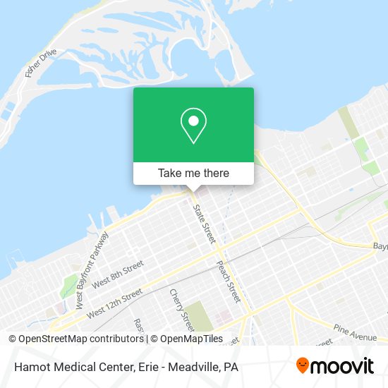 Hamot Medical Center map