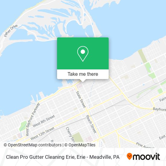 Mapa de Clean Pro Gutter Cleaning Erie