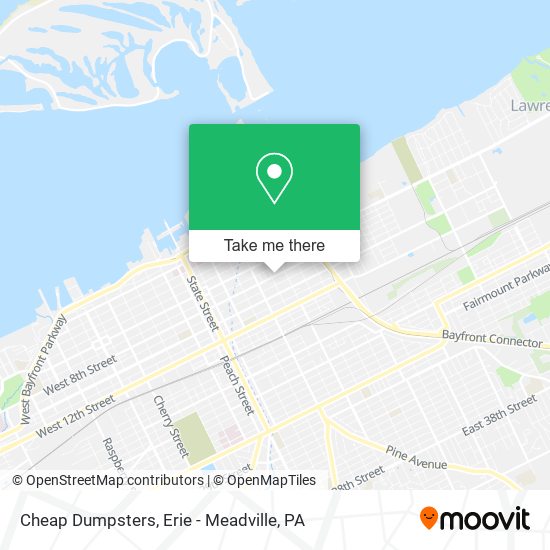 Cheap Dumpsters map